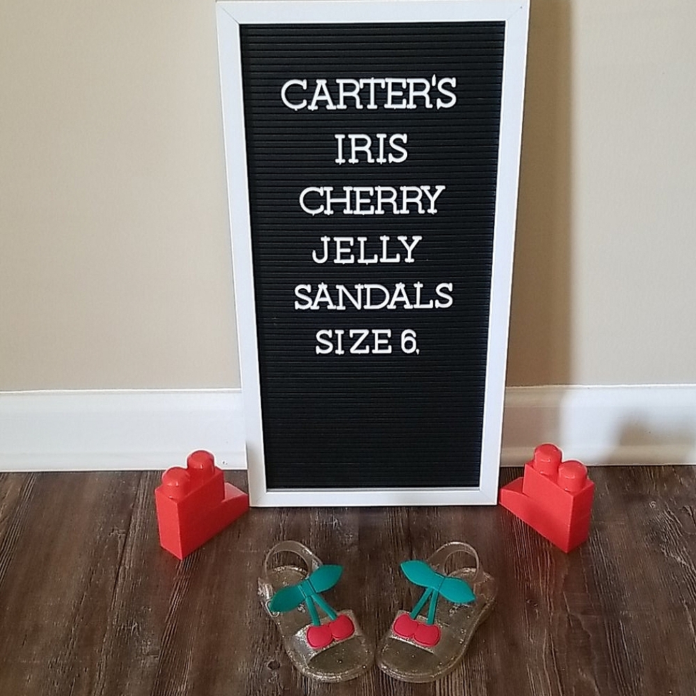 Carter's Iris Cherry Jelly Sandals